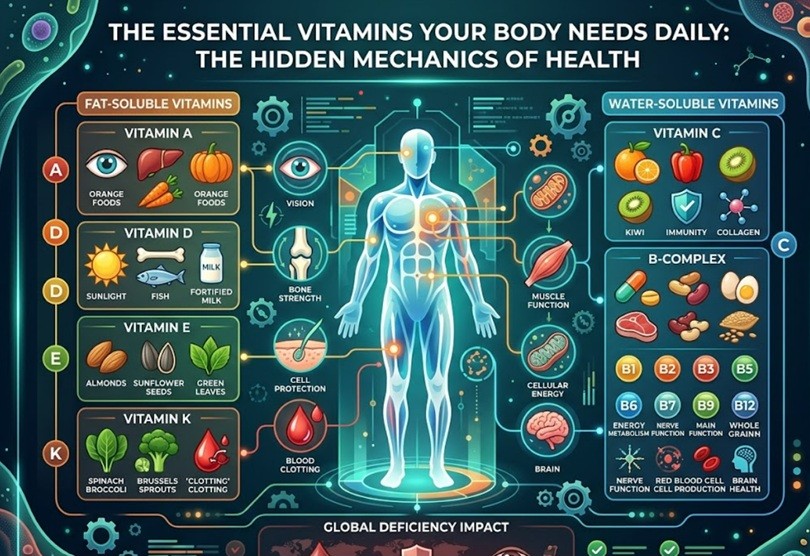 The Essential Vitamins Your Body Needs Daily: The Hidden Mechanics of Health