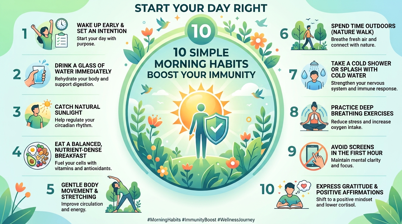 10 Simple Morning Habits That Naturally Boost Your Immunity