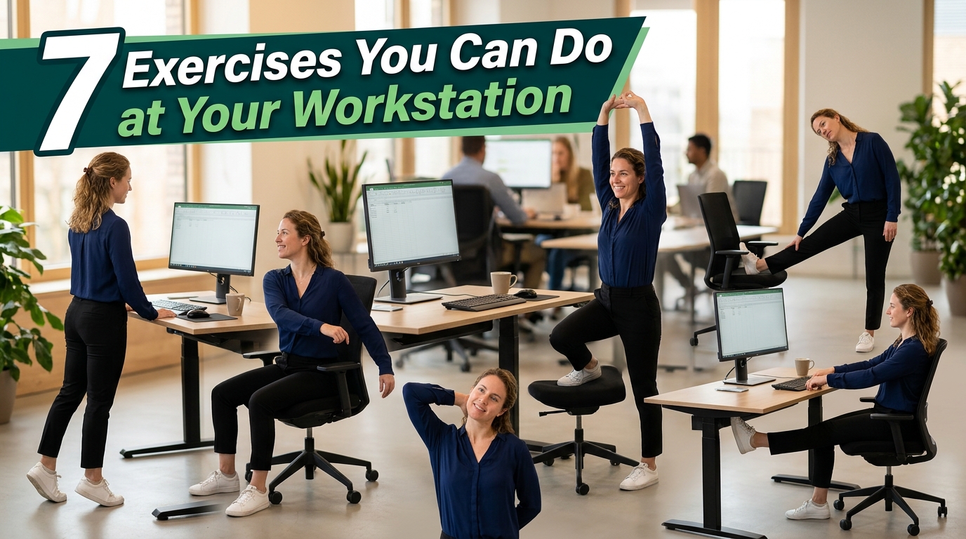 Desk Job Health Problems: 7 Exercises You Can Do at Your Workstation