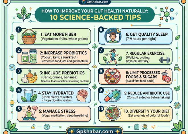 How to Improve Your Gut Health Naturally: 10 Science-Backed Tips
