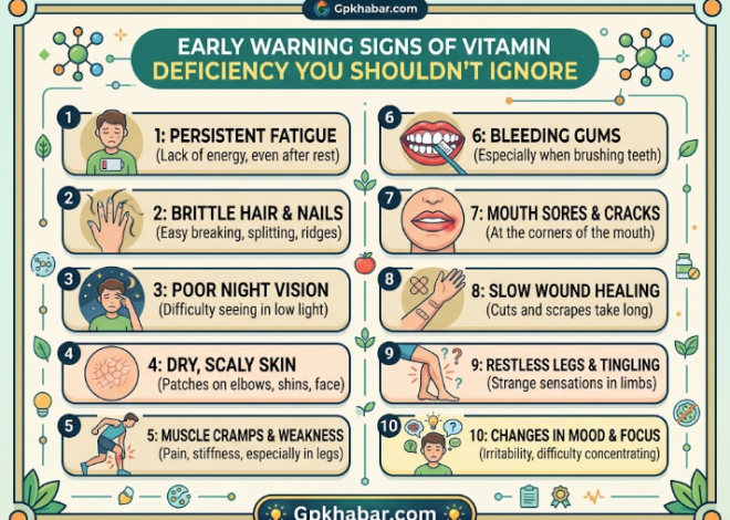 Early Warning Signs of Vitamin Deficiency You Shouldn’t Ignore